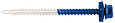Купить недорогой Саморез 4,8х70 RAL5005 (синий насыщенный) от Компании Металл Профиль.